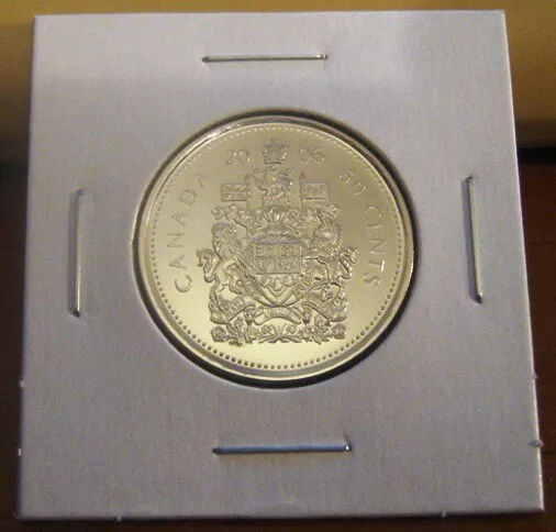 Canada 2006L Prooflike Half Dollar RCM Logo 50 Cent 2006-L PL Fifty Cents 2006