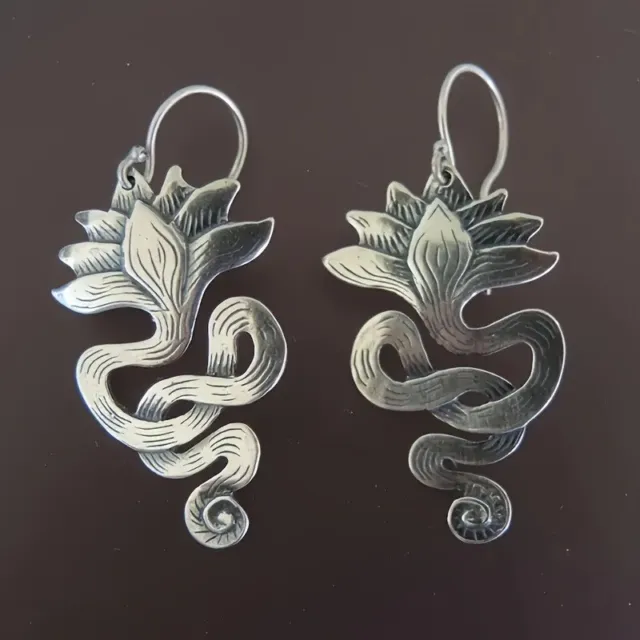 Boho 925 Silver Ear Hook Earrings Drop Dangle Women Wedding Party Jewelry Gifts