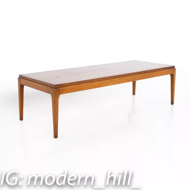 Paul McCobb Style Lane Rhythm Mid Century Walnut Coffee Table