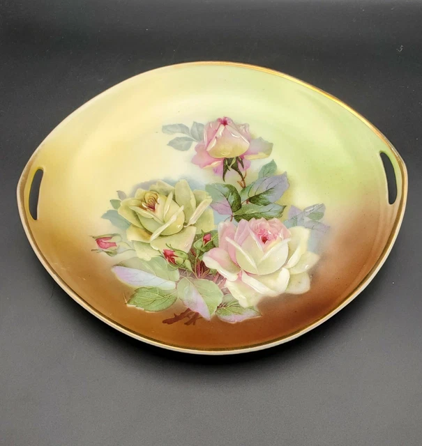Vintage German C. Tielsch & Co C.T. Altwasser Silesia Ceramic Cake/Desert Plate