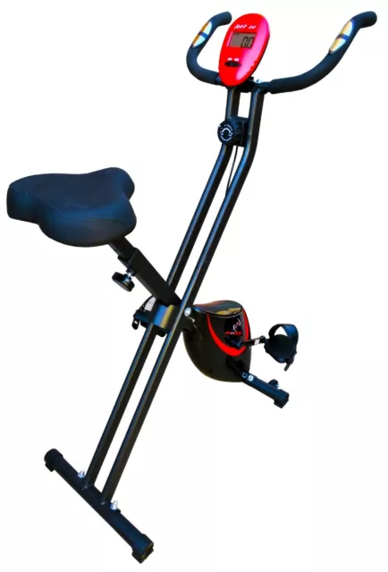 Bici estática Fit-Force plegable 8 niveles de resistencia Modelo ES-810D