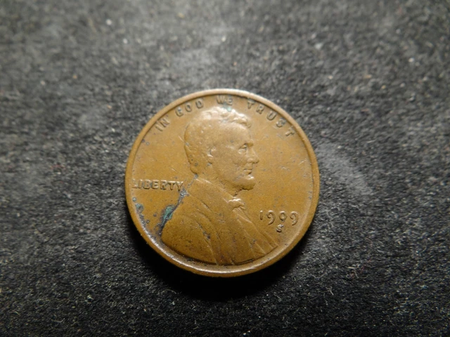 1909-S VDB VF Detail Bold Lincoln Head Cent Nice Wheat Ears RXR AZX