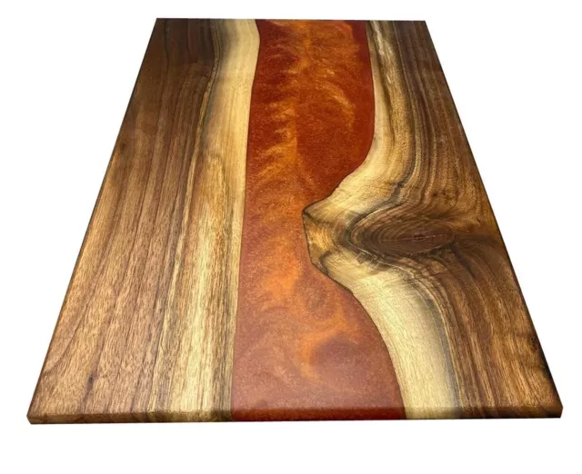 Made To Order Epoxy Resin Dining Coffee Table Top Acacia Table Christmas Decor