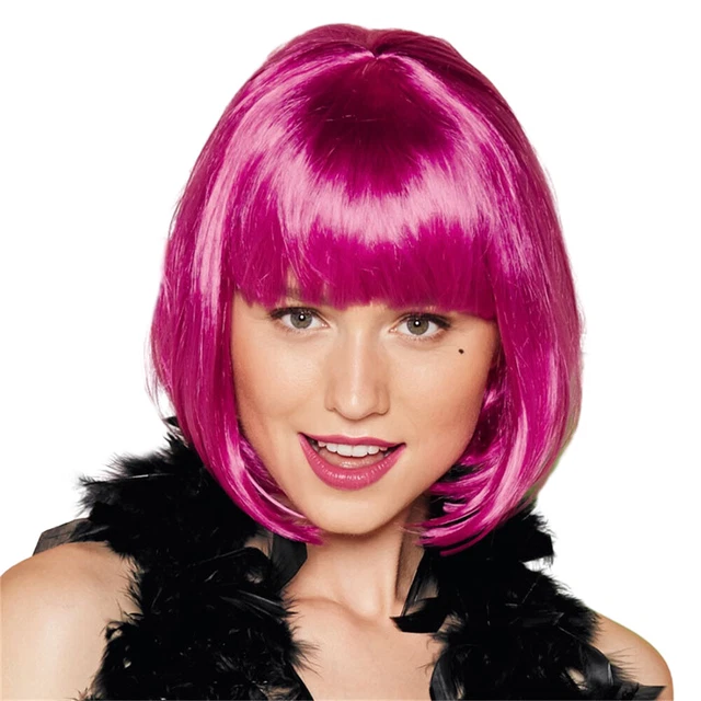 Unisex Sexy Short Bob Cut Mohawk Fancy Dress Cosplay Wigs Stag Hen Party Costume
