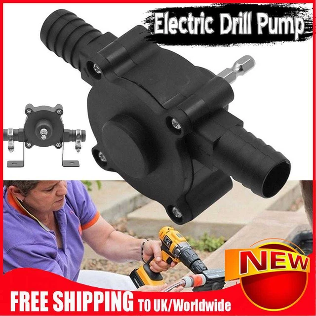 Pompa Trapano Elettrica Olio Diesel Fluido Pompa Acqua Mini Liquido Autoadescante Mano