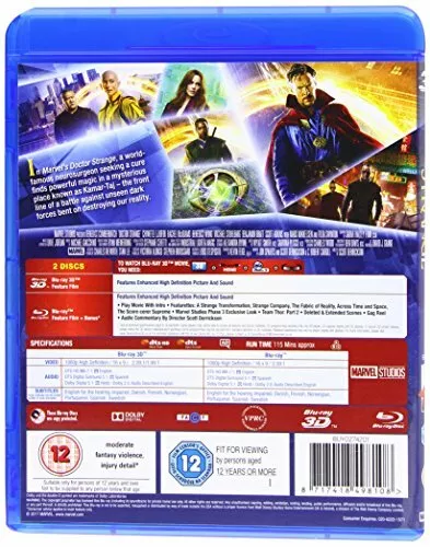 Marvels Doctor Strange [Blu-ray 3D] [2016] 3