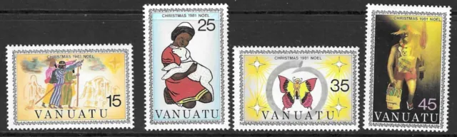 Vanuatu Sg322/5 1981 Natale Nuovo Di Zecca