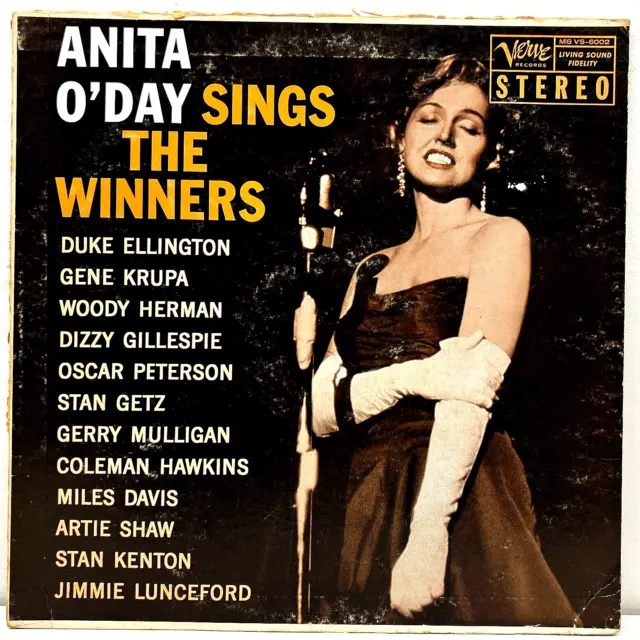 Anita O'Day Sings The Winners 1960 Vinyl Verve Records