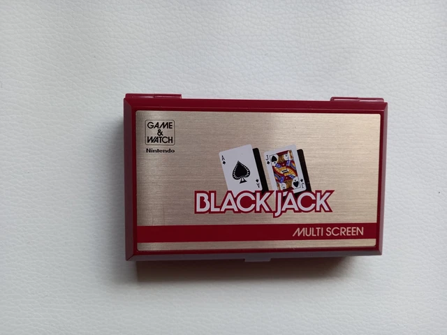 Game & Watch Nintendo Black Jack Jeu Lcd Ancien 1980
