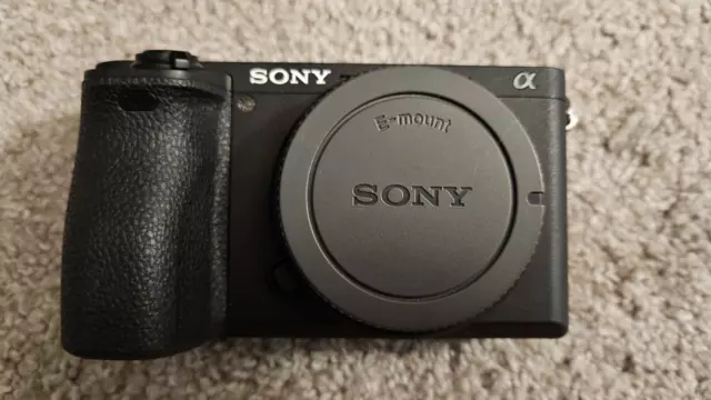 Sony Alpha a6500 Mirrorless Digital Camera Body + 4 Batteries + Charger + Strap