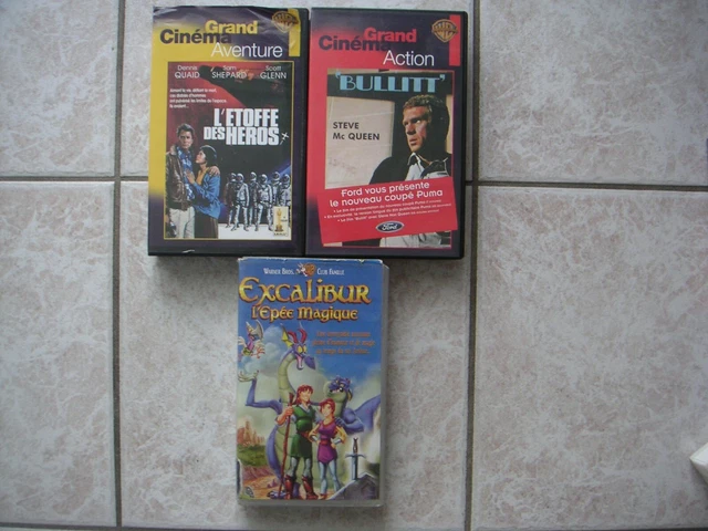 LOT DE 3 Cassettes VHS Vierges 2x240 + 1x180 - Sous Blister EUR 8,50