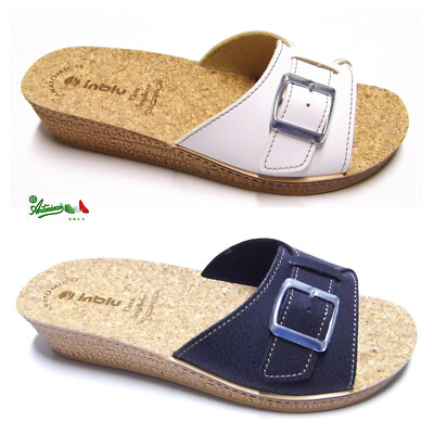 Inblu INBLU pantofole ciabatte donna fibbia fascia basse mare città ME Miss CHIPS 