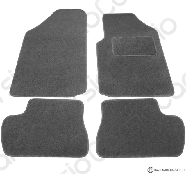 for Citroen C2 Tailored Black Car Floor Mats Carpets Set