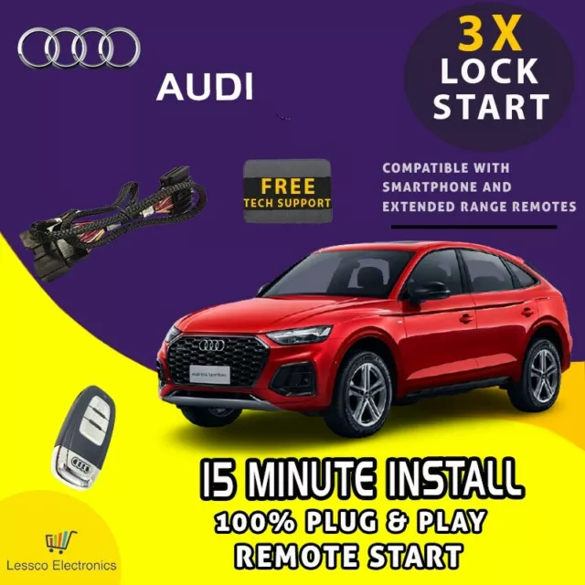 100% Complete Plug and Play Remote Start fits: 2017-2023 Audi Q7 / Easy Install