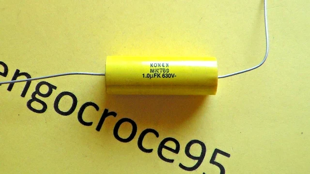 4x 0,47uF 400Vcc Condensatore Assiale ITT Polipropilene