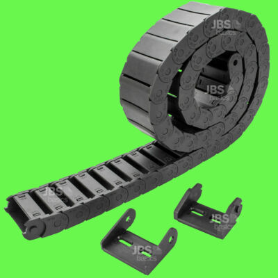 R28 Catena traino 15mm x 40mm plastica catena energetica Gestione Cavi 1m lungo for CNC 