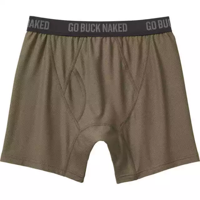 NWT Duluth Trading Men's Buck Naked Performance Boxer Briefs 2-Pack 76015  Sz L