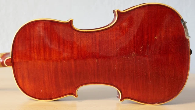old violin 4/4 geige viola cello fiddle label ENRICO MARCHETTI Nr. 1528