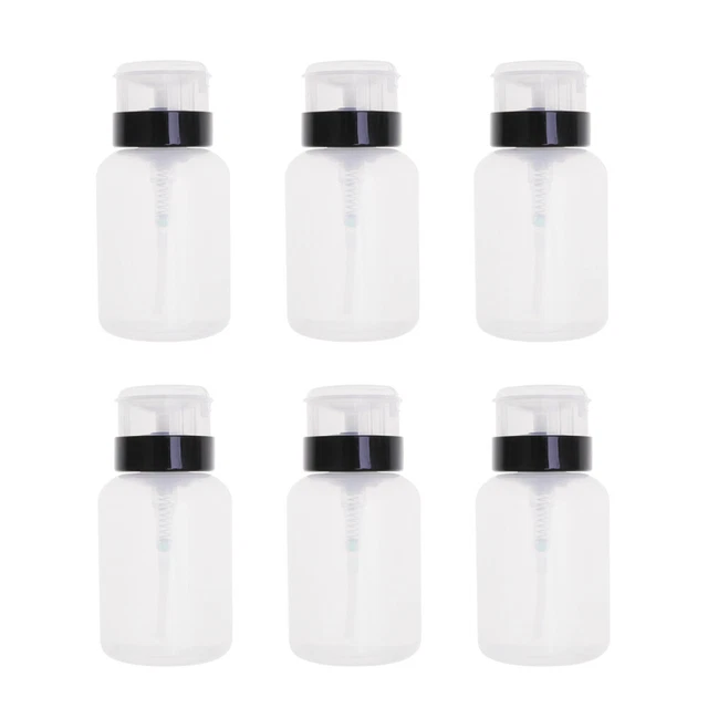 6 pz rimozione smalto 250 ml bottiglia pressatura blocco bottiglia vuoto