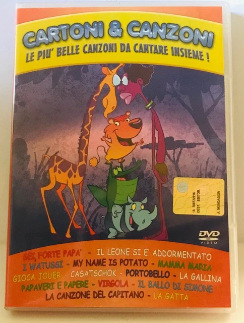CARTONI CANZONI DVD Animato Le Pi Belle Da Cantare Insieme E Come 