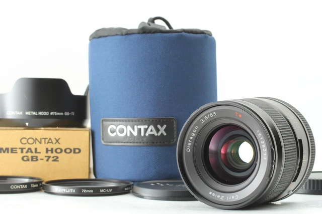 [Mint Kapuze] Contax Carl Zeiss Distagon T 55mm F/3.5 Af Objektiv für 645 Aus