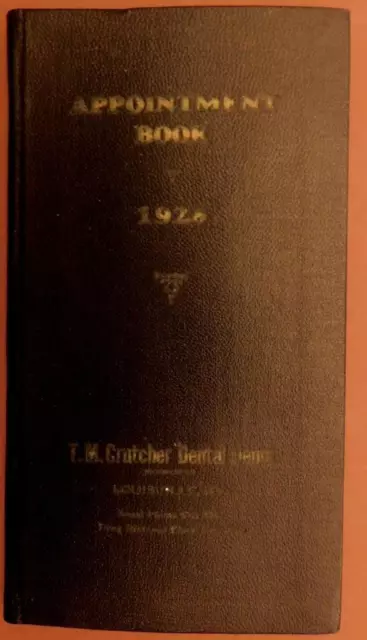 1928 T M Crutcher Dental Depot Calendar & Catalog Louisville Kentucky C331