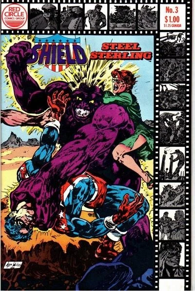 LANCELOT STRONG The SHIELD/STEEL STERLING Lot (Red Circle/Archie Comics/1983) 3