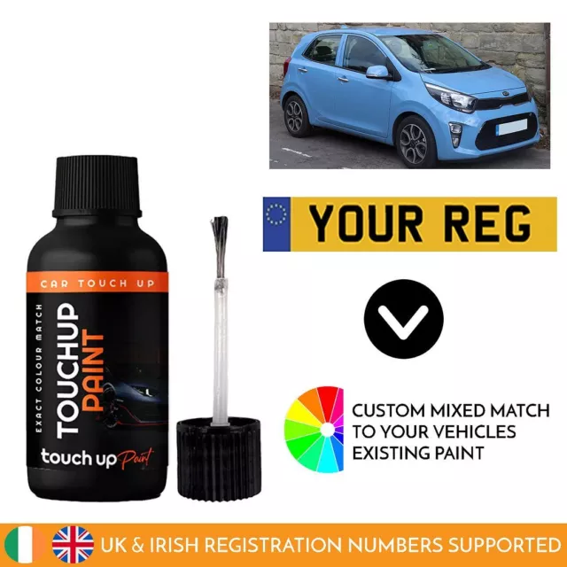 Touch Up Paint For Kia Picanto By Car Registration Reg Numberplate Pen