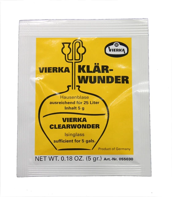Vierka Klärwunder | 5g, Wein, Weingärung,