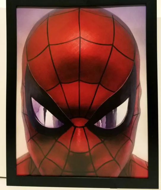 Amazing Spider-Man by Alex Ross 8.5x11 FRAMED Marvel Comics Art Print Poster