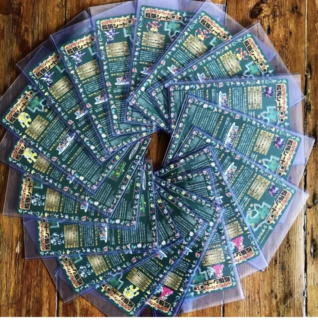 POKEMON JAPANESE COMPLETE Vending Series 3 Sheets Unpeeled – Ooyama’s ...