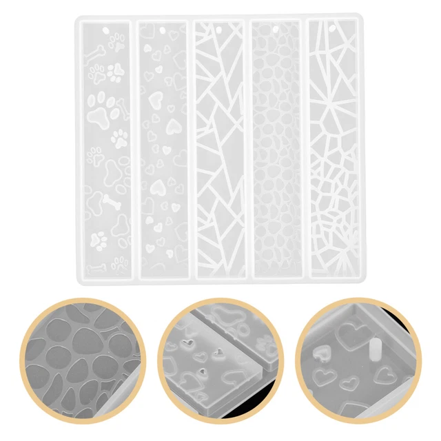 Molds Epoxy Resin Bookmark Mold Silicone Gummy Molds Blank Bookmarks Gift