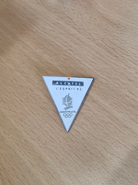 Pin's Alcatel L'Esprit 92 - Albertville 1992 (Jeux Olympiques