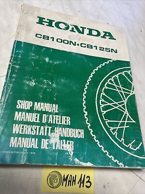 1978 CMT Honda CM125T CM185T Cmt 125 185 Manuale Revisione Tecnica Moto Officina 