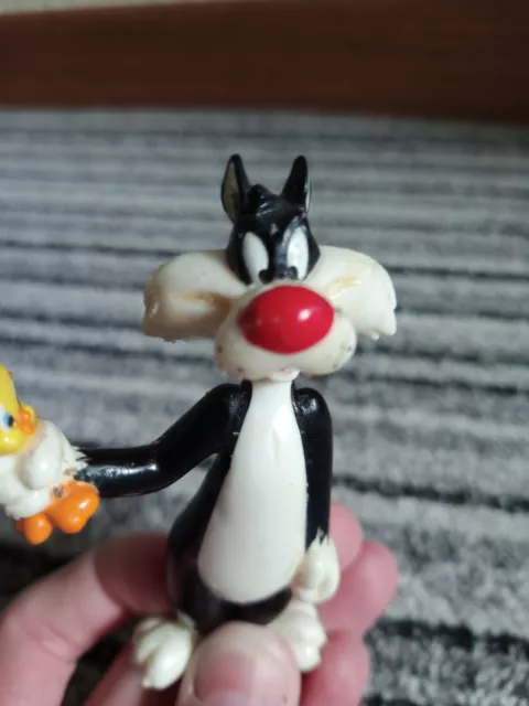 Looney Tunes figure Sylvester & Tweety Pie PVC Warner Brothers applause 1998