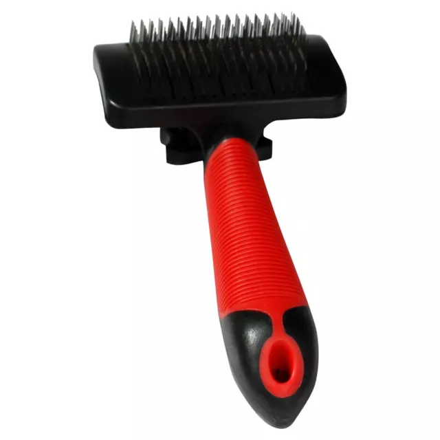 Karlie Flamingo Chiens Professional Brosse Plumée Rouge/Noir, Divers Tailles,