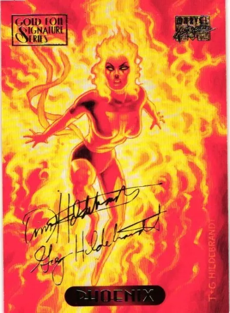 Marvel Masterpieces 1994 Gold Foil Signature Series Card 89 Phoenix Fleer