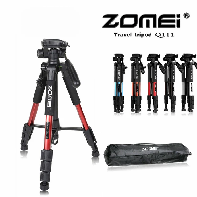 Q111 Professional Heavy Duty Aluminium Tripod&Pan Head for DSLR Camera Zomei