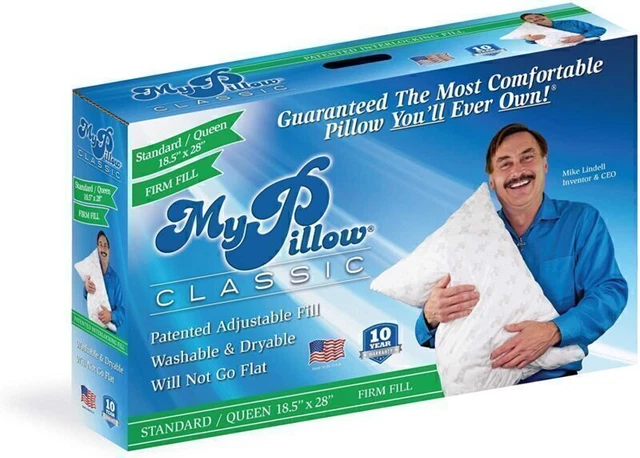 My Pillow Ultra Luxurious Classic Premium Series Machine Washable Bed Pillow-USA