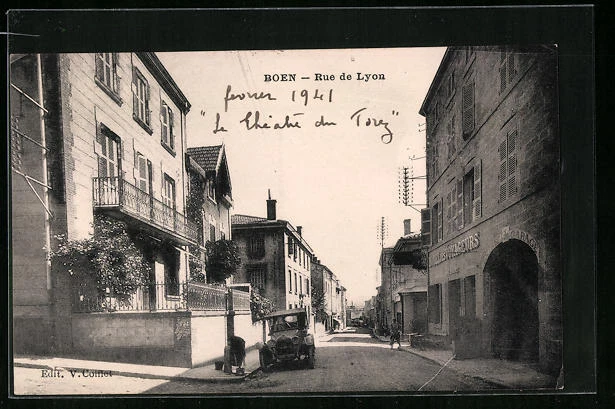Carte Postale Ancienne Lyon, Rue De La République, CPA 69, France