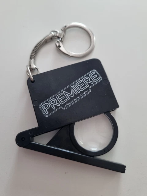 PREMIERE LE MAGAZINE DU CINÉMA key ring key ring + CLAP MAGNIFYING GLASS 1980s
