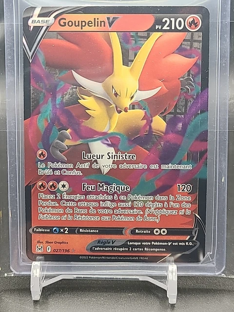 Carte Pokémon - Ptéra V 092/196 - EB11 Origine Perdue - FR - NEUF