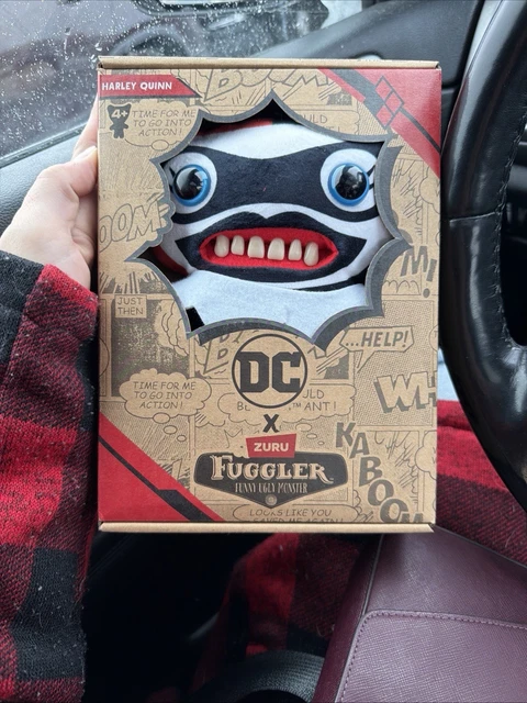 RARE HARLEY QUINN DC X Zuru Fuggler HARD TO FIND RED BUTTON CHASE SHIPS ...