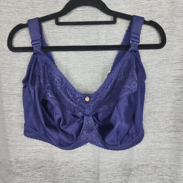 Cake Maternity Bra Size 14H Blue Wirefree Soft Cup