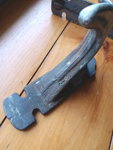 2 Large Metal Marine Cast Steel Industrial Hooks 9