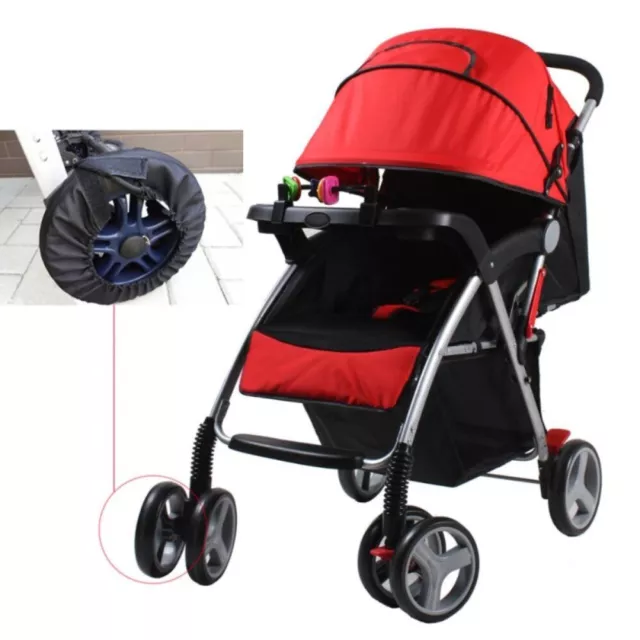 Rad abdeckung Kinderwagen Oxford Stoff bezug Rollstuhl Reifen Beschützer