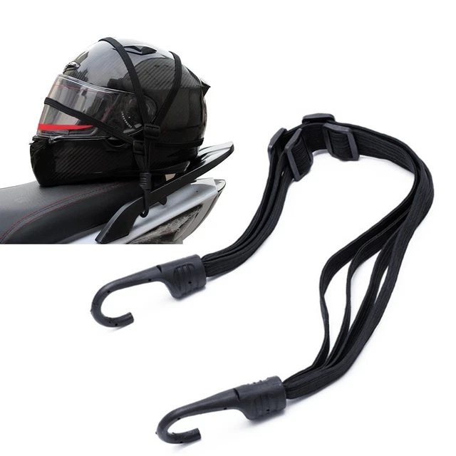 Filet Pour Casque Moto - Lot De 2, 25x30 Cm, 4 Crochets, élastique Et Résistant - 4