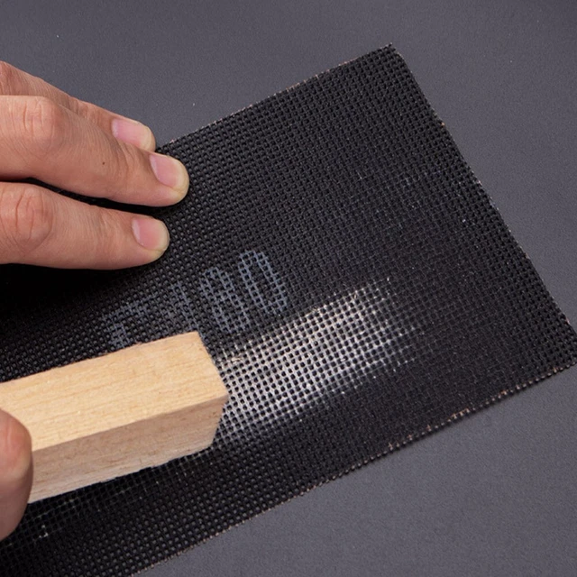 Francobollo di lunga durata lucidatura foglio abrasivo rete panno abrasivo 270 x 120 mm