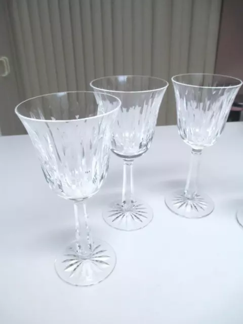 4 Waterford Crystal Roscrea 7 5/8" Water Glasses Or Goblets