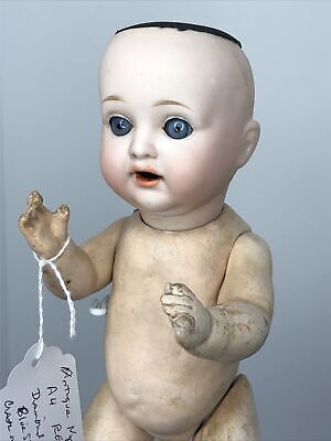 12” Antique Japanese Nippon A4 Morimura Bros. Bisque Doll Baby Compo Body #L